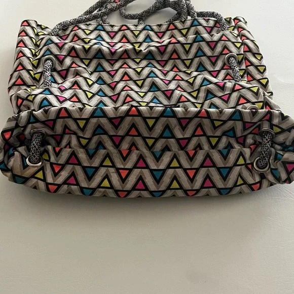 Kavu Neon Colorful Chevron Pattern Shoulder Bag - Multicolor - Picture 14 of 16